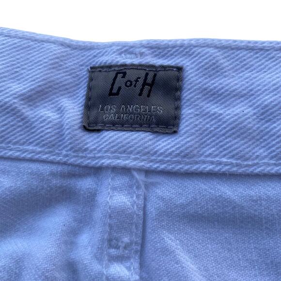 New Citizens of Humanity Daria Stark White Cutoff Jean Denim Mini Skirt Size 29 - Picture 6 of 15